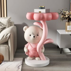 Mẫu bàn cafe hình gấu xinh xắn
