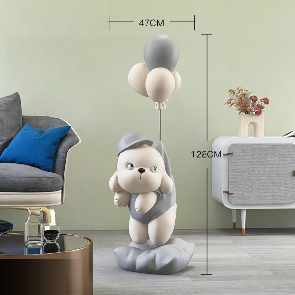 Mẫu chó nhỏ để sàn dễ thương
