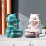 Mèo may mắn trang trí mẫu mới 2023