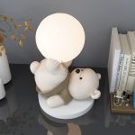 Tượng gấu nhỏ kết hợp đèn ngủ