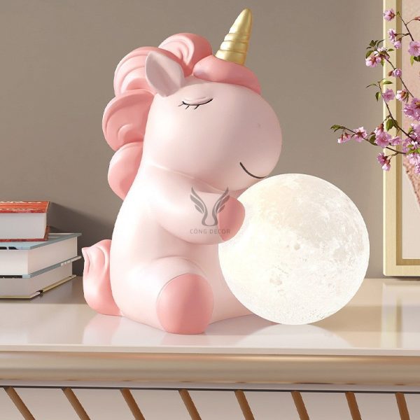 Tượng gấu nhỏ kết hợp đèn ngủ