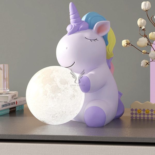 Tượng gấu nhỏ kết hợp đèn ngủ