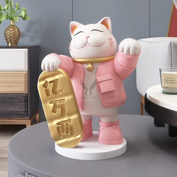 Tượng mèo may mắn dùng làm quà tặng