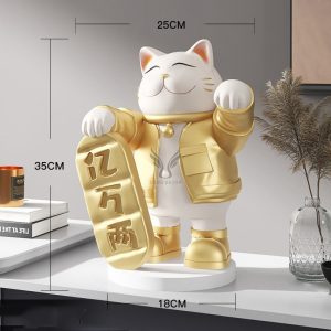 Tượng mèo may mắn dùng làm quà tặng