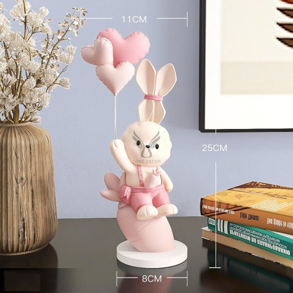 Tượng thỏ để bàn xinh xắn