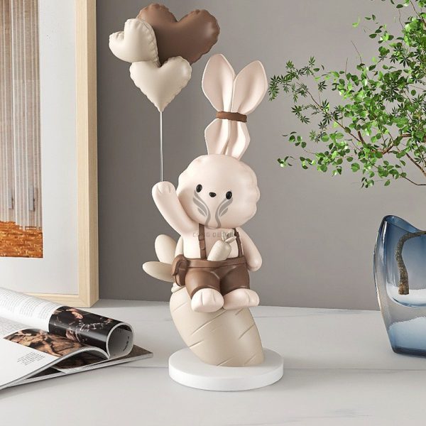 Tượng thỏ để bàn xinh xắn