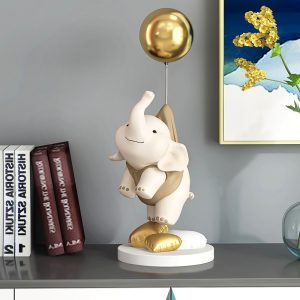 Tượng voi bóng bay để bàn