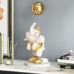 Tượng voi bóng bay để bàn