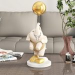 Tượng voi bóng bay để bàn