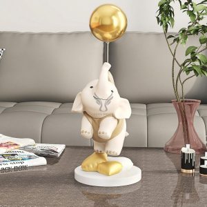 Tượng voi bóng bay để bàn