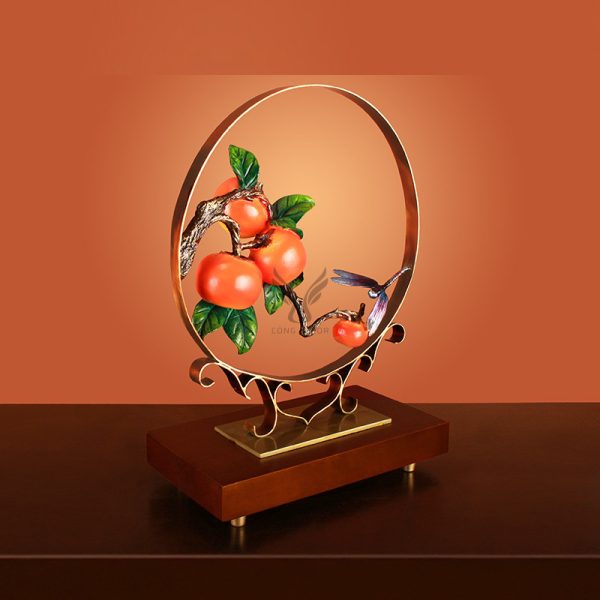 Decor quả hồng độc đáo CD3082