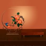 Decor quả hồng độc đáo CD3082