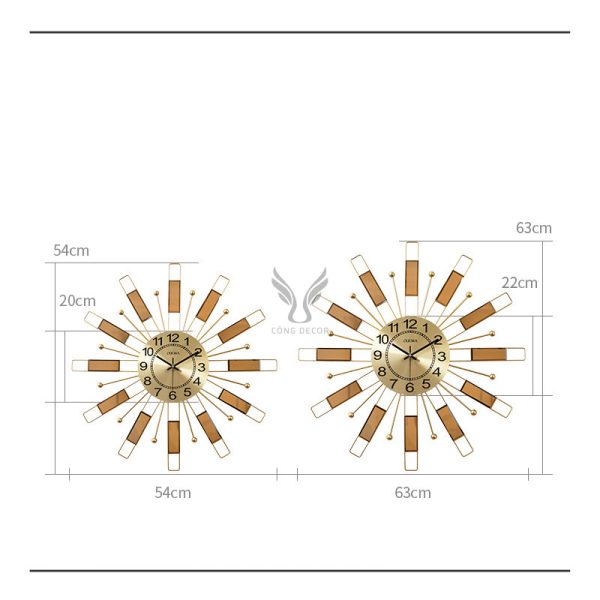 Đồng hồ treo tường tặng tân gia dưới 2 triệu CD1947