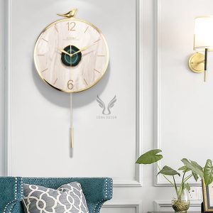 Đồng hồ treo tường tặng tân gia sang trọng CD1951