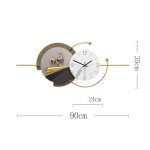 Đồng hồ treo tường tặng tân gia ý nghĩa CD1954