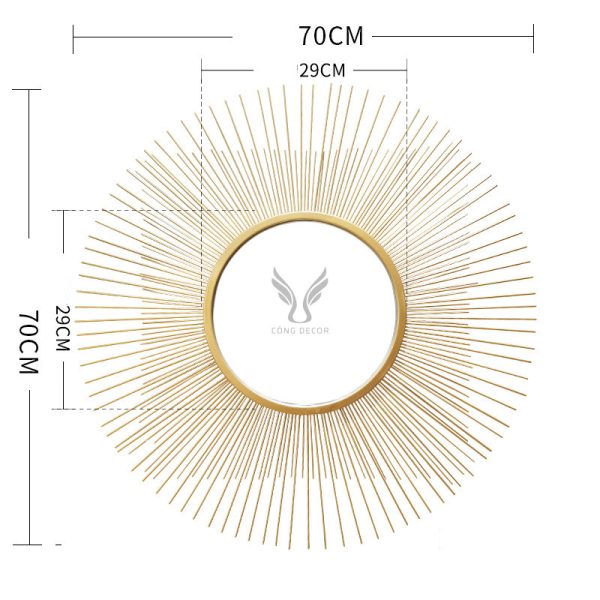 Gương trang trí decor CD1774