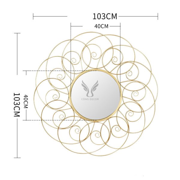 Gương trang trí phòng khách CD1777