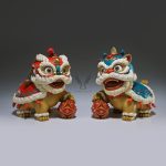 Qùa tặng tượng múa lân bằng đồng CD1999