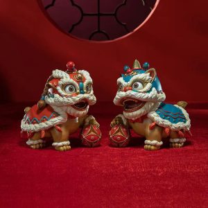 Qùa tặng tượng múa lân bằng đồng CD1999