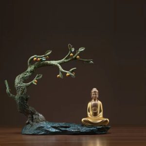 Tặng sếp tượng Phật ngồi thiền dưới gốc cây bồ đề CD1991