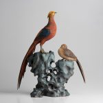 Tặng sếp tượng đôi chim decor CD3026