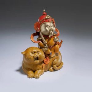 Tặng tượng Triệu Công Minh cưỡi hổ CD2003