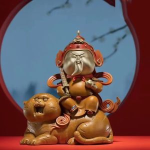 Tặng tượng Triệu Công Minh cưỡi hổ CD2003
