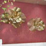 Tranh hoa sắt treo tường hình bông hoa CD1559