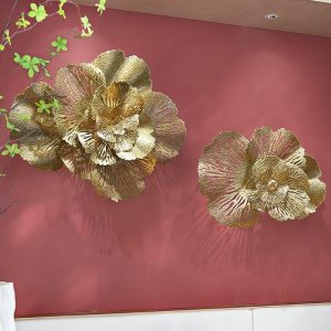 Tranh hoa sắt treo tường hình bông hoa CD1559