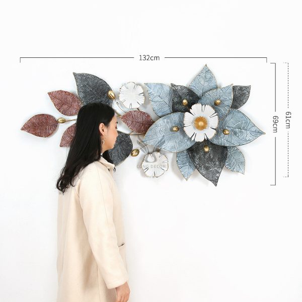 Tranh hoa sắt treo tường CD1579