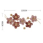 Tranh hoa sắt treo tường CD1608