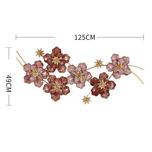 Tranh hoa sắt treo tường CD1608