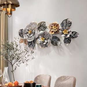 Tranh hoa sắt treo tường CD1646
