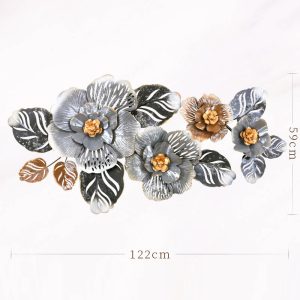 Tranh hoa sắt treo tường CD1646