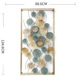 Tranh hoa sắt treo tường hoe sen CD1630