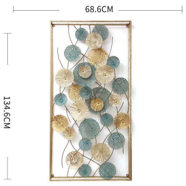 Tranh hoa sắt treo tường hoe sen CD1630