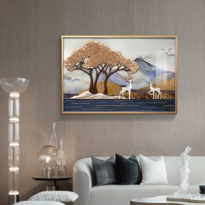 Tranh phù điêu chữ nhật decor CD1729