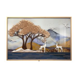 Tranh phù điêu chữ nhật decor CD1729