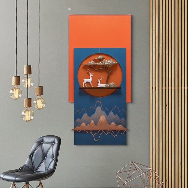 Tranh phù điêu decor nội thất CD1695