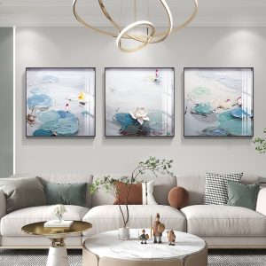 Tranh phù diêu decor tấm 3 bộ CD1701