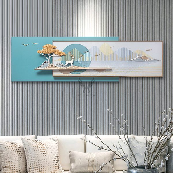 Tranh phù điêu trang trí nội thất decor CD1730