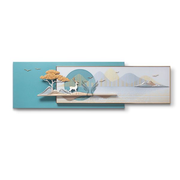 Tranh phù điêu trang trí nội thất decor CD1730