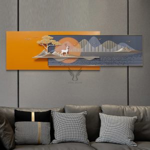 Tranh phù điêu trang trí nội thất decor CD1730