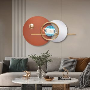 Tranh phù điêu treo kết hợp đèn led CD1675