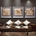 Tranh phù điêu treo làm thủ công CD1724