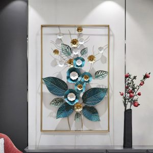 Tranh sắt decor treo tường hình hoa CD1583