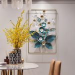 Tranh sắt decor treo tường hình hoa CD1583