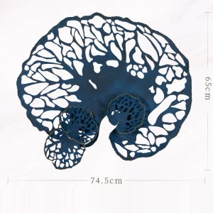 Tranh sắt treo tường Hồ Chí Minh CD1596