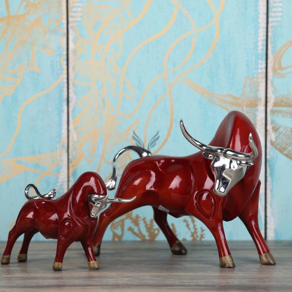Tượng bò tót Red Bull CD3181