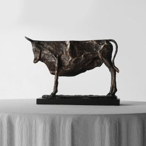 Tượng bò tót decor CD3190
